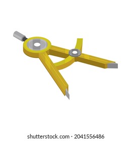 compass tool supply icon isolated
