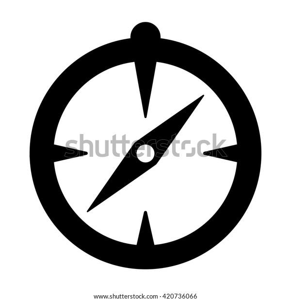 compass travel\
camp camping simple black icon\
