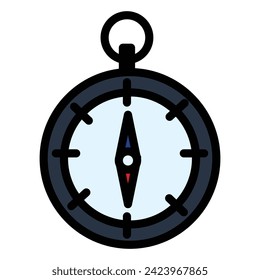 compass traveler. compass icon. modern compass design.