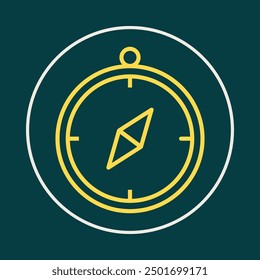 Compass trendy icon ready abstract beautiful vector illustration colorful artwork design.eps