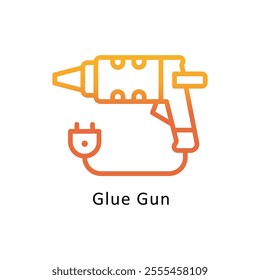 Compass Vector Gradient Outline Icon. Eps file 10