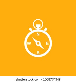 Compass Vector icon 