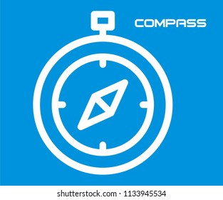 COMPASS VECTOR ICON 