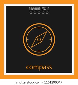 compass vector icon