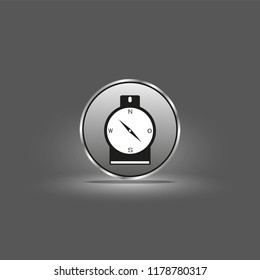 Compass. Vector icon.
