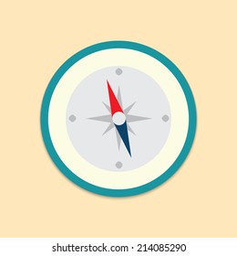 Compass Vector Icon