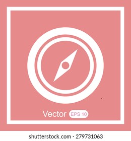 Compass vector icon