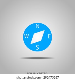 Compass vector Icon