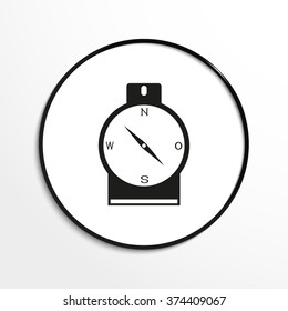 Compass. Vector icon.
