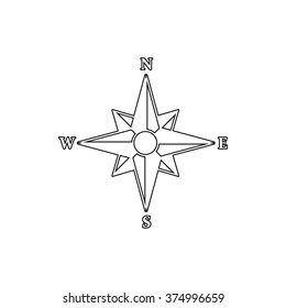 Compass  - vector icon