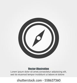 Compass vector icon