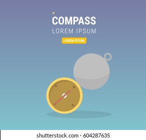 Compass vector icon