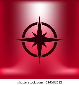 Compass vector icon