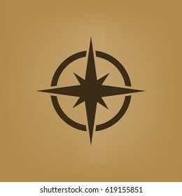 Compass vector icon