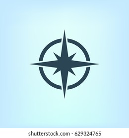 Compass vector icon