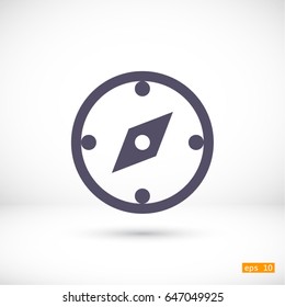 Compass Vector icon