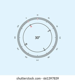 compass vector icon
