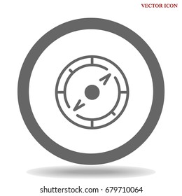 Compass vector icon.