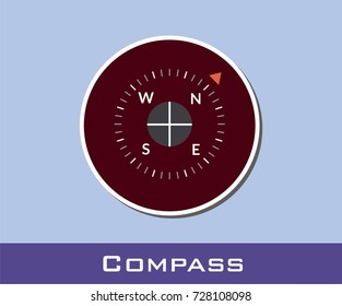 Compass vector icon
