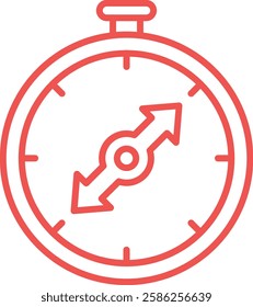 Compass vector icon. Can be used for printing, mobile and web applications.