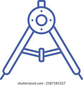 Compass vector icon. Can be used for printing, mobile and web applications.