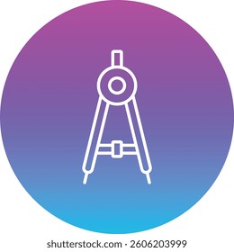 Compass vector icon. Can be used for printing, mobile and web applications.