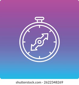 Compass vector icon. Can be used for printing, mobile and web applications.
