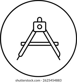 Compass vector icon. Can be used for printing, mobile and web applications.