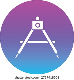 Icono de Vector de brújula. Se puede utilizar para aplicaciones de impresión, móviles y de Web.