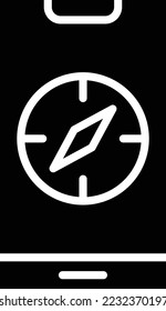 Compass Vector Icon Design Illustration
