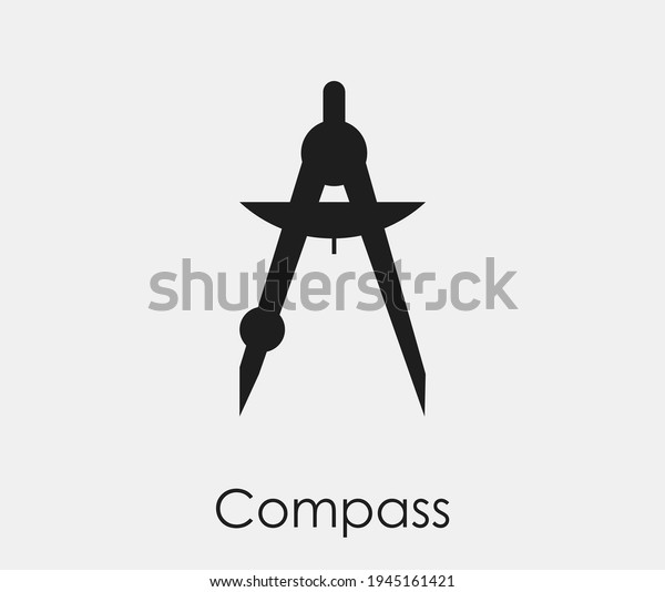 Compass vector icon. Editable stroke. Symbol in\
Line Art Style for Design, Presentation, Website or Apps Elements,\
Logo. Pixel vector graphics -\
Vector