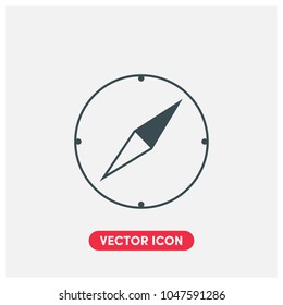 Compass Vector Icon Illustration
