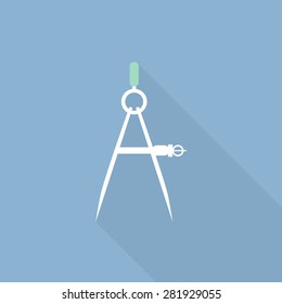 Compass - vector icon illustration