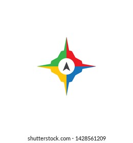Compass vector icon illustration design