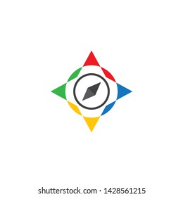 Compass vector icon illustration design