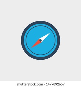 compass vector icon illustration design grey background