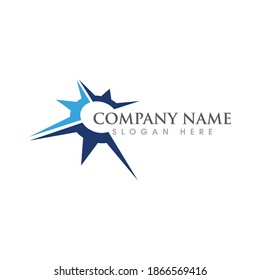Compass vector icon illustration design Template
