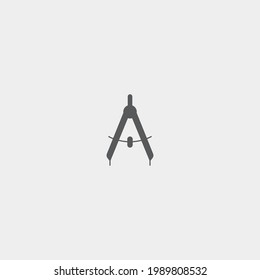 Compass vector icon illustration sign