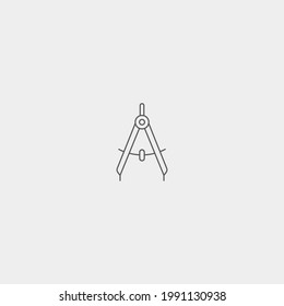 Compass vector icon illustration sign