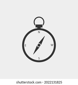compass vector icon illustration sign