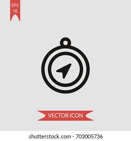 Compass vector icon illustration symbol