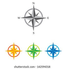 Compass vector Icon. navigation and traveling sign. travel icon