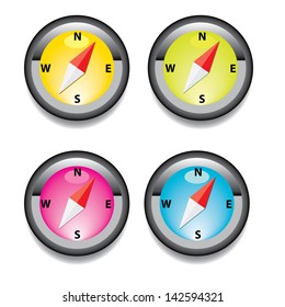 Compass vector Icon. navigation and traveling sign. travel icon