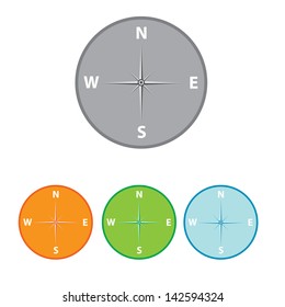 Compass vector Icon. navigation and traveling sign. travel icon