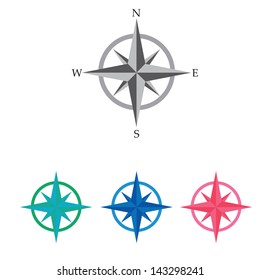 Compass vector Icon. navigation and traveling sign. travel icon