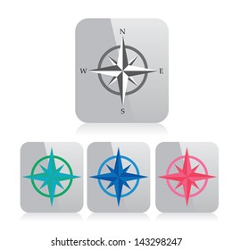 Compass vector Icon. navigation and traveling sign. travel icon