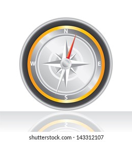 Compass vector Icon. navigation and traveling sign. travel icon