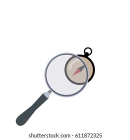 Compass vector Icon. navigation and traveling sign. travel icon