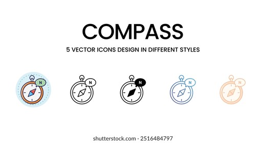 Compass vector icon ready to use vector illustration