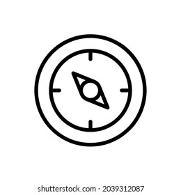 Compass Vector Icon. route illustration sign. road Symbol.